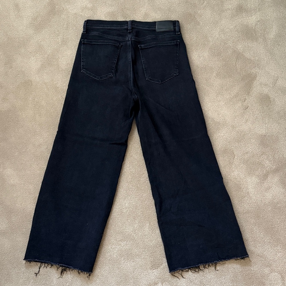Citizens Of Humanity - Lyra Wide Leg Crop Raw Hem In Medallion - Size 28 - Picture 5 of 7